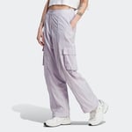 adidas Premium Essentials Nylon Cargo Tracksuit Bottoms Women