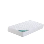 Nuits D'or - Matelas 90x190 contact Latex 80 Kg/m3 + Aertech 35 Kg/m3 - 20 cm - Accueil Moelleux - Soutien Ferme + Oreiller à Mémoire de Forme +