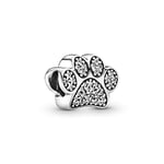 PANDORA 791714CZ Perle en zirconium argenté empreinte digitale pour femme