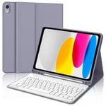 WINCHKING Clavier pour iPad 10 ème - Coque Clavier iPad 10eme Generation, AZERTY