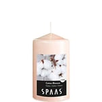 Spaas 12 Bougies cylindriques parfumées 60/100 mm ± 25 Heures Fleur de Coton