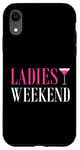 Coque pour iPhone XR Martini rose assorti pour femme