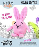 KNITTY CRITTERS Hello Softie - Bubbles The Bunny