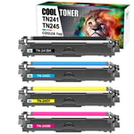 4 Toner TN241 TN245 Fits for Brother DCP-9020CDW HL-3140CW HL3150CDW DCP-9015CDW