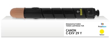 PrintMate CANON C-EXV29 Y, remanufactured toner, Yellow 27000p