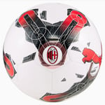 Puma Balle Milan AC Orbita 6 Ms , Football, Taille 5 - 01 ( Blanc/Rouge/Noir )