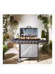 6 Burner Gas Bbq With Side Burner