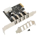 PCI E - USB-laajennuskorttikeskitin 4 USB2.0-portit Tuki Hot Plug -sisäinen USB-keskitin Windows 10 8 7 -käyttöjärjestelmälle Linuxille OS X:lle