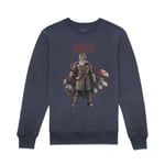 Lord Of The Rings The War of Rohirrim Helm Pose Sweatshirt - Navy - 3XL