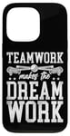 iPhone 13 Pro Lacrosse Lax Teamwork Makes The Dream Work Case