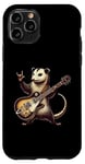 Coque pour iPhone 11 Pro Retro Possum Rock Music Men Kids Women Funny Opossum Rock