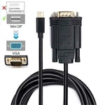 6ft Mini Display Port DP Thunderbol2 to VGA Cable Adapter For Surface Dell NUC