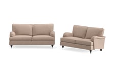 Howard Classic Sofagruppe 3-seter+2-seter - Mørk beige sofagruppe Beige