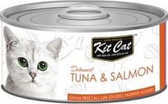 Kit Cat Tuna & Salmon (Tuńczyk Z Łososiem) 80G