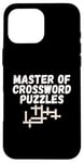 iPhone 16 Pro Max Puzzle Lover Master of Crossword Puzzles Case