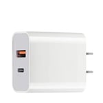 White Dual Ports Chargers for Xiaomi/Samsung/iPhone/OPPO/Vivo/Huawei