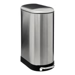 Poubelle de Cuisine Fine "Ariane" 30L Argent