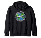 Harmonica Makes The World Go Round, Harmonicist Musician Zip Hoodie