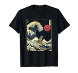 Pionus Bird Kanagawa Wave Funny Surf Animal T-Shirt