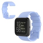 Fitbit Versa 2 / Versa Lite silikon klockarmband - baby blå / Si Blå