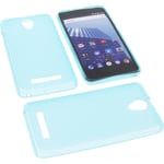 Bag for Archos Access 50 Color 3G Phone Case Protective TPU Rubber Blue