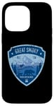 Coque pour iPhone 14 Pro Max Great Smoky Mountains NC TN USA Design vieilli