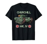 World War 2 British Army Tank Churchill Mk.4 gift T-Shirt