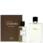 HERMES Terre D`Hermes 100ml EDT Spray + 80ml Hair and Body Shower Gel GIFT SET