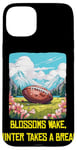 Coque pour iPhone 15 Plus Blossoms se réveille avec le football américain cool pour le printemps