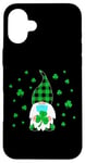 Coque pour iPhone 16 Plus St Paddys Day 2021 Nain de jardin dans un masque – Plaid Buffalo