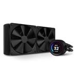 NZXT Kraken ELITE 280 280mm AiO Water Cooling with 2.36 inch diameter LCD Display, for Intel Socket LGA 1700 / 1200 / 115X, AMD AM5 / AM4 / sTRX4* / TR4* (*Threadripper bracket not included)