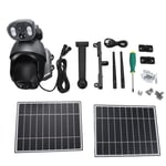 Dual Lens Solar Security Camera 6MP Waterproof Wireless Outdoor PTZ Surveill Hot