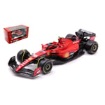 FERRARI F-23 N.55 2023 CARLOS SAINZ 1:43 Burago Formula 1 Die Cast Modellino