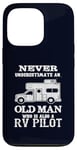 iPhone 13 Pro RV Pilot Camper Caravan Funny Old School Camping Camp Case