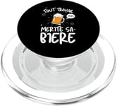 Noel Tshirt Humoristique Bière Homme Rigolo Biere Pression PopSockets PopGrip pour MagSafe