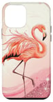 Coque pour iPhone 12 mini Flamant rose mignon pour femmes filles flamants roses oiseaux