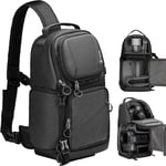 TARION Camera Sling Bag, Waterproof Camera Travel Bag Photography Backpack Came