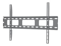 Techly Led 010 - Monteringssats (Väggplatta, 2 Monteringskonsoler) - Fixerad - För Lcd-Display - Svart - Skärmstorlek: 40"-65"