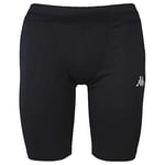 Kappa LIVON Short Running Homme, Black, FR : Taille Unique (Taille Fabricant : 8Y)