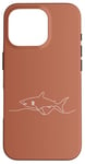 Coque pour iPhone 16 Pro Global Oceans Protection pour requin marin Grand requin blanc