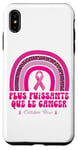 Coque pour iPhone XS Max Octobre Rose 2024 Ruban Cancer Du Sein Arc-En-Ciel