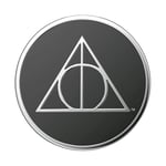 PopSockets PopGrip - Support et Grip pour Smartphone et Tablette avec un Top Interchangeable - Enamel Deathly Hallows