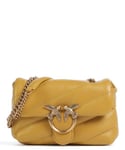 Pinko Love Puff Baby Sac porté épaule jaune moutarde