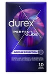 10 Preservatifs Usage Anal Durex Perfect Glide Plus Épais Lubrifiés Profilattic