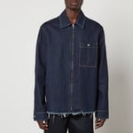 Lanvin Zipped Cotton Denim Shirt - IT 50/L