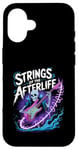 iPhone 16 Strings Of The Afterlife Skeleton Rocker Rock Music Case