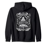 Paranormal Ouija Board I Satanic Occult Zip Hoodie