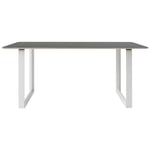 70/70 Table 90x225 cm, Linoleum Black / Grey