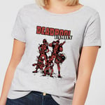 T-Shirt Femme Deadpool Photo de Famille Marvel - Gris - 4XL - Gris