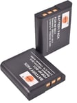 2pcs NP-BG1 NP-FG1 Li-ion Batterie compatibles avec Sony Cyber-Shot DSC-H90 DSC-HX5V DSC-T20 DSC-T100 DSC-W30 DSC-W50 DSC-W55 DSC-W70 DSC-W120 DSC-W130